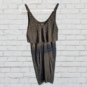 ARITZIA babaton silk polka dot dress XS